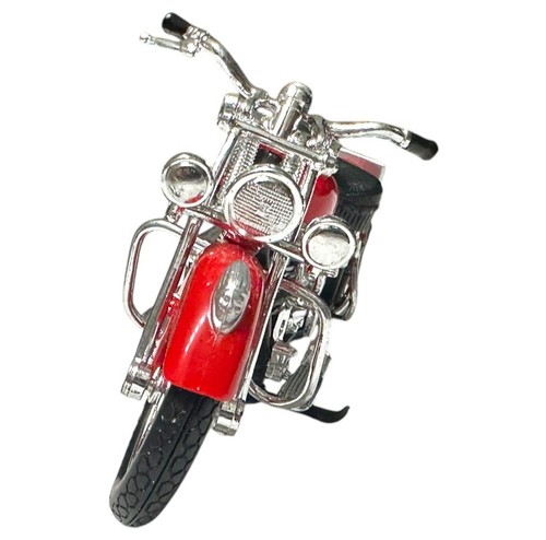 Vintage Maisto 1948 Red Indian Chief “Big Twin” Motorcycle 1:18 Diecast - LE - Picture 6 of 14