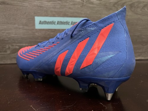 Adidas Predator Edge.1 SG Soccer Cleats Blue Orange Men's 11.5 H02965 - Picture 9 of 11