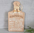Pumpkin Pie Cutting Board Wall Decor Fall Thanksgiving 11 3/4" Pumpkins Wood NEW
