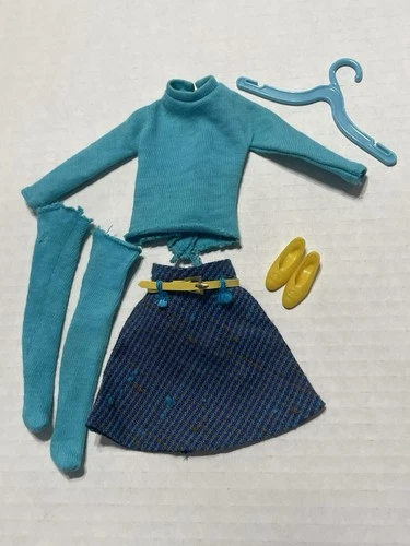 Vintage 1966-7 Mattel Francie Clothing #1265 "Hip Knits" Complete