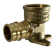 10 Pcs XFITTING 3/4 Pex A X 3/4 Female Elbow with Drop Ear, Expansion Female Ear