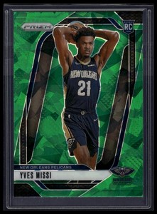 2024-25 Panini Prizm #233 Yves Missi Prizms Green Ice