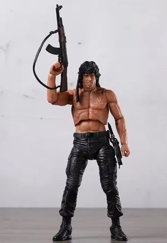 NECA - RAMBO "FORCE OF FREEDOM" ( 2015 SDCC ) 7" SCALE ACTION FIGURE - Picture 4 of 6