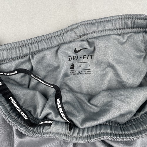 Nike Distance Dri-FIT 7" Running Shorts Mens M Reflective Gray 859203-065 Lined - Picture 3 of 11