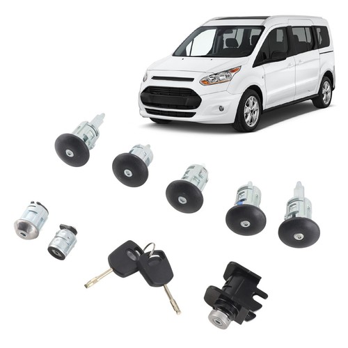 Auto Parts Car Lock Cylinder Key Set With Ignition Door Hood Fuel Locks 4425134 - Picture 5 of 12