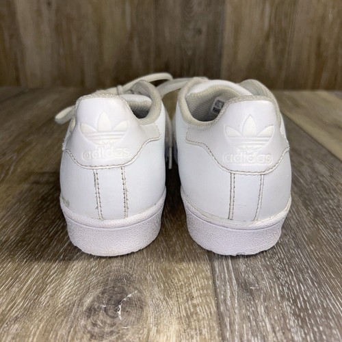 Adidas Womens US Size 5.5 Superstar S85139 White Leather Casual Sneaker Shoes - Picture 7 of 11