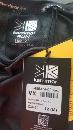 BNWT Karrimer Running Top Size 12 - Picture 2 of 5