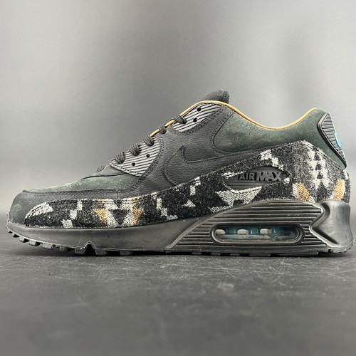 Nike Air Max 90 PND QS Black Pendleton 2016 Size 13 US Black Suede 825512-004 - Picture 12 of 14