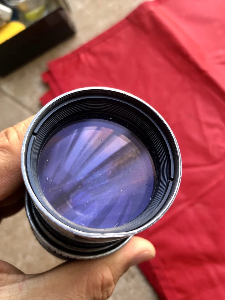 Angenieux P Type Y 2 135mm F3.5 lens Exakta Mount - Image 4 of 4