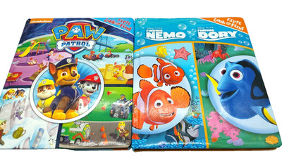 Finding Nemo/ Finding Dory First Look & Find + Paw Patrol Look & Find - *LOOK*