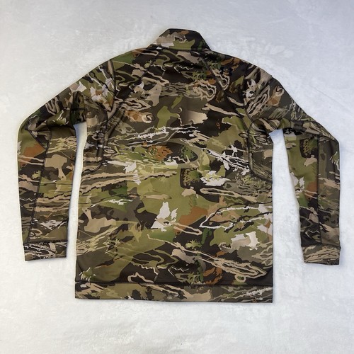Under Armour Threadborne Jacket Mens Medium Ridge Reaper Camo Hunting Full Zip - Picture 5 of 9