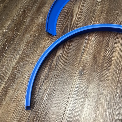 Hot Wheels Criss Cross Crash Curved Track Replacement Part Blue Racetrack Cars - Picture 2 of 4