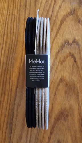 MeMoi Microfiber Liner Womens 9-11 Socks NO SHOW ANTI SLIP 7 Pair NEW 3 Colors - Picture 4 of 4