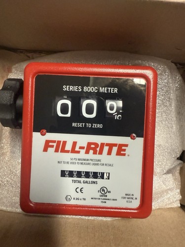 Fill-Rite 807C Durchflussmesser, mechanischer Kraftstoff-Transfermesser, 3/4 Zoll Fnpt Neu USA - Bild 2 von 3
