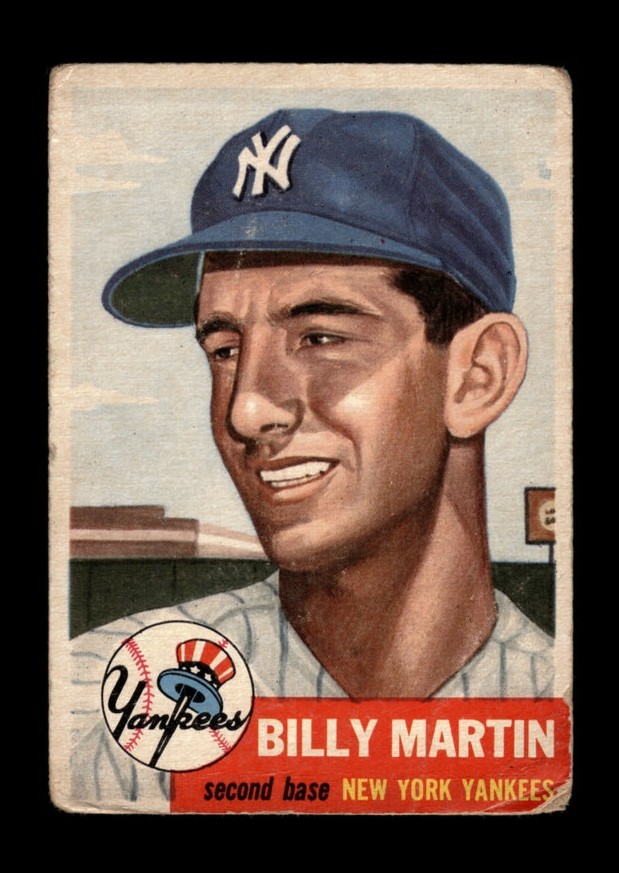 1953 Topps Set-Break # 86 Billy Martin LOW GRADE (crease) *GMCARDS*