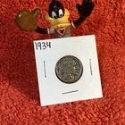 1934 BUFFALO 🦬 NICKEL FULL DATE FREE SHIPPING