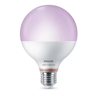 Philips Smart LED Globe G95 11W 75W E27 Mat 1055lm RGBTW RGB Dimmable WiZ WiFi - Photo 1/2
