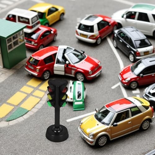Traffic Light Toy for Kids, 2Pcs Mini Traffic Light Traffic Signal Light Lamp - Picture 7 of 7