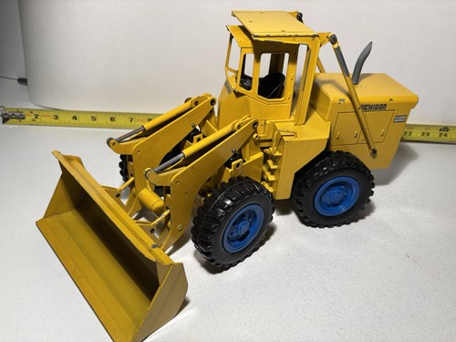 Vtg Gescha CLARK MICHIGAN Wheel Loader 1:20 LARGE HEAVY RARE DIECAST PAYLOADER - Picture 7 of 23