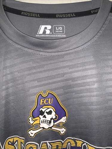ECU East Carolina Pirates Athleticwear Russell T Gr. L (42-44) - Bild 2 von 6