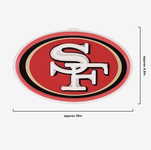 San Francisco 49ers Neon Light Up Big Logo Kette Neu - Bild 5 von 6