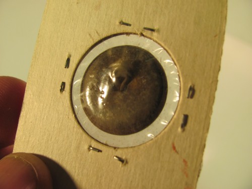 Vintage Railroad Steam Train "The Knocker" Uniface Token Button - Picture 4 of 5