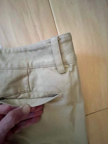 Lauren Ralph Lauren Pants Womens SZ 12 P Beige Khaki Stretch 3 Pocket 34 X 28 - Picture 6 of 7