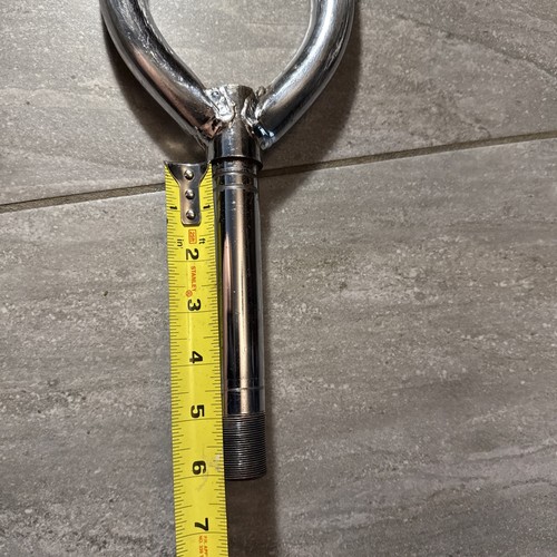 Vintage BMX Fork 20 1 in Threaded Old School BMX Chrome OG 70’s 80’s Unknown - Picture 11 of 18