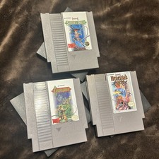 Castlevania 1 2 3 Set Trilogy NES Nintendo w/ Protective Cases TESTED WORKS VGC!