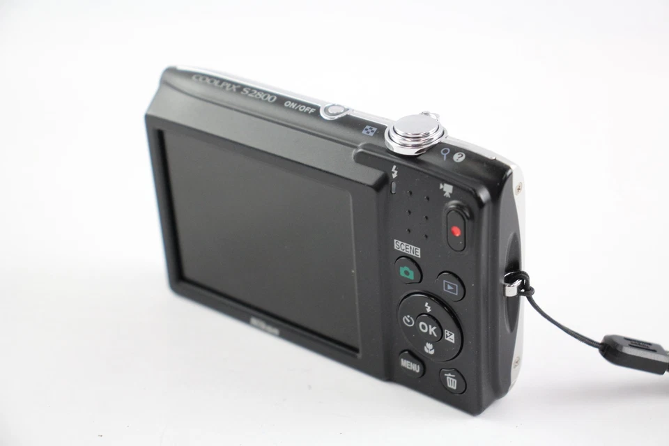 Nikon Coolpix S2800 Digital Compact Camera Working w/ Nikkor 5x Optical Zoom - Image 4 of 4