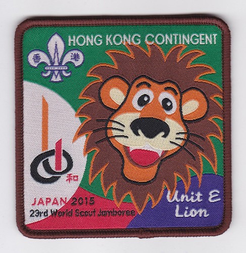 Juego de 10 parches contingentes 2015 World Scout Jamboree Hong Kong/HK SCOUTS TROOP - Imagen 6 de 11