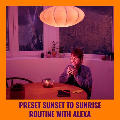 3PACK WiZ LED Smart Light Bulbs Sunset to Sunrise Motion Detection A19 60W E26 - Picture 3 of 8