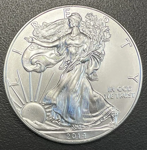 2014 American Eagle Silver Dollar / 1 oz .999 Silver / Uncirculated