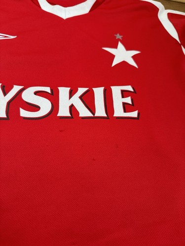WISLA KRAKOW 2006 2008 HOME SOCCER JERSEY FOOTBALL SHIRT UMBRO VINTAGE MENS XXL - Picture 6 of 14