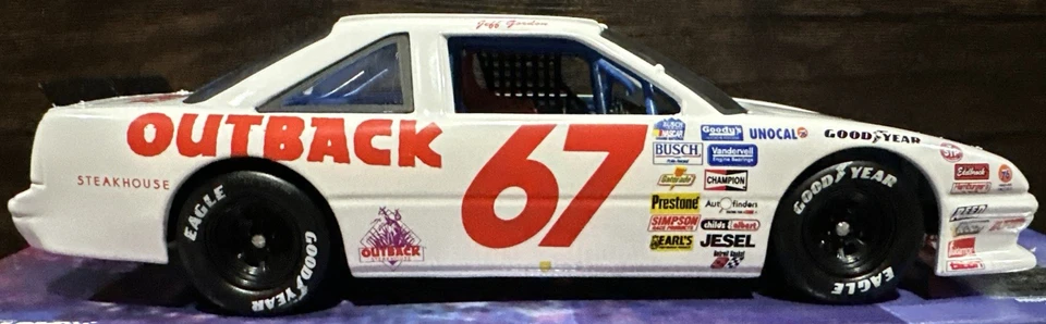 Jeff Gordon Pontiac Outback Steakhouse 1990 novato acción Nascar diecast Foto 4 de 4