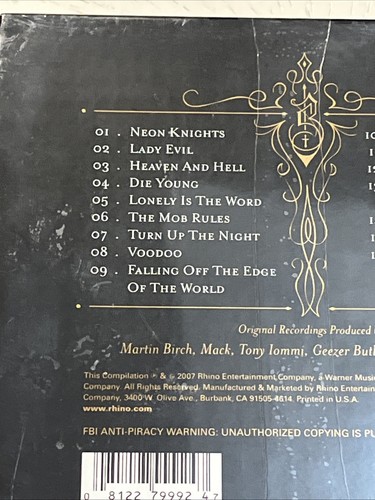 Dio Years by Black Sabbath (CD, 2007) Ronnie James Dio Heavy Metal New Sealed - Picture 3 of 6