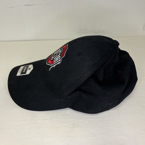 Sombrero ajustable estructurado negro Ohio State Buckeyes por favorito de los fanáticos - Imagen 2 de 8