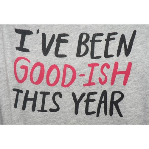 Harper Canyon Baby Holiday Bodysuit "I've Been Good-ish This Year" Grey 18Mths - Picture 2 of 4