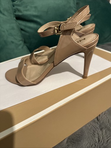 Miss KG Kurt Geiger Beige Patent High Heel Sandals Size Uk 6 Eu 39 - Bild 5 von 5