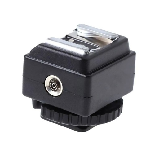 Flash to Camera Hot Shoe Converter Adapter PC Sync Socket For Nikon For Canon - Picture 5 of 6