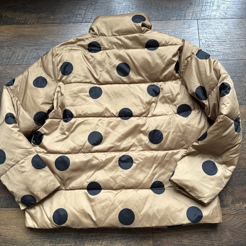 Who What Wear Puff Jacket Coat Polka Dots Size Small B9 - Picture 11 of 11