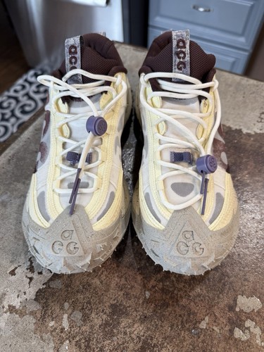 Nike Men’s ACG Mountain Fly 2 Low Sail Earth Trail Hiking Shoes Size 6.5 - Picture 4 of 18