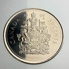 2009 Canada 50 Cents — photo from another recent sale