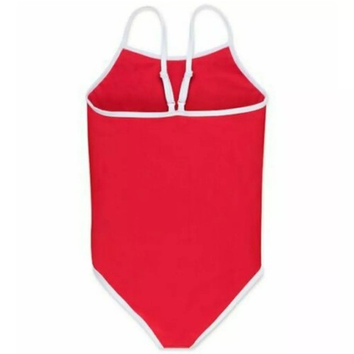 TOMMY HILFIGER Girls One Piece Logo Swimsuit Chinese Red Navy Size L (12/14) NEW - Picture 11 of 11