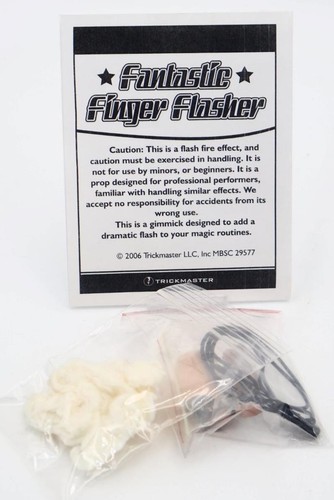 Fantástico Finger Flasher de Trickmaster Fire Magic Trick - Imagen 1 de 3