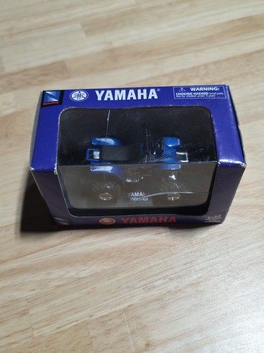  Blue Warrior Yamaha Quad 4-wheel 1:32 Scale NEWRAY - Picture 2 of 4