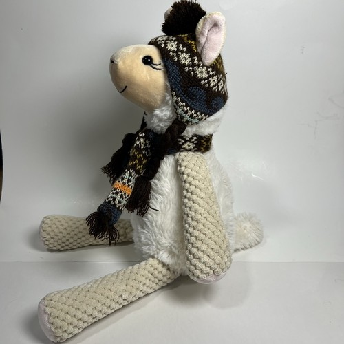 Scentsy Buddy - Ande The Alpaca - con cappello e sciarpa - viene fornito con nuovo pacchetto profumo - Foto 4 di 12