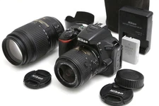 【Exc++】 Nikon D5500 Double Zoom Kit Black  B4000-2P1A