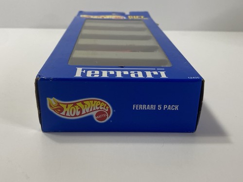 HOT WHEELS 1993 FERRARI 5 PACK GIFT SET ALL RED 12405 New in Box! 1/64 - Picture 7 of 24