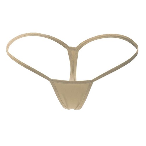 5er Pack Damen Mini Micro Tanga G-Strings Höschen Einfarbig Low Waist Unterwäsche Panty - Bild 13 von 14